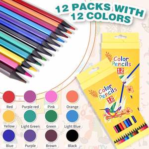 Juego de Lápices de Colores Promocionales para Dibujo, Regalo de Papelería con Logotipo Personalizado - Product Image 2