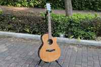 Guitare acoustique de haute qualité Alston D-90C avec table en cèdre massif et manche en okoumé, 41 pouces GA, fabrication directe d'usine, sur mesure