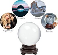 Boules de cristal K9 vierges pour gravure laser, vente en gros d'usine