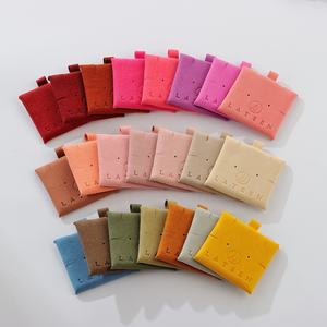 Almohadilla de microfibra de lujo multifunción, 6x6 cm, logotipo personalizado, embalaje de joyería, pendientes, collar, tarjeta de inserción de exhibición - Product Image 6