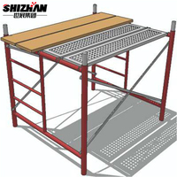 Échafaudage en aluminium de haute qualité, facile à assembler, résistant à la corrosion, avec cadre en H pour les projets de construction