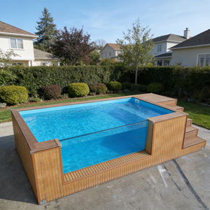 Piscine hors-sol, piscine ronde, piscine rectangulaire, piscine en mosaïque de verre, vente de carreaux de piscine - Product Image 4