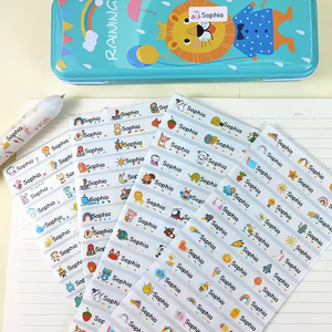 Adesivo per la scuola, ciao, il mio nome è un rotolo adesivo adesivo impermeabile per bambini, rotolo adesivo lavabile - Product Image 6