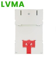 Interrupteur minuterie numérique intelligent miniature LVMA KG316T AC220V 25A, alimenté par prise, montage sur rail DIN, certifié ISO9001 CE ROHS, IP20, matériau ABS