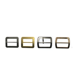 Pieghe in lega a più stili con fibbia quadrata con fibbia a scorrimento per parti di borse per borsa e cinturino fibbie regolabili - Product Image 6