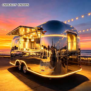 Fast Food Vending Trailer Fast Food Mobile Kitchen Trailer Multifunction Food Trailer Commercial Customized Catering Trailer - Product Image 5