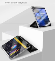 Tendance étui pour tablette en cuir pour iPad 11th 10th 9th 8th 7th génération 2025 2022 2019 housse de protection réveil automatique/fente pour stylo de sommeil