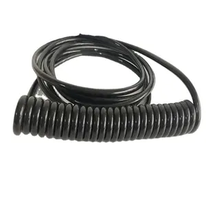 3 coer cable espiral, equipo eléctrico cable espiral 3*0.75mm2 cable espiral