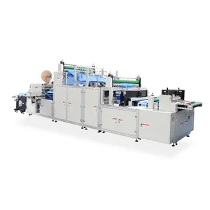 Full Automatic Non Woven Medical Gown Ultra Fabric Reinforced Surgical Gown Making Machine