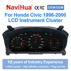 Panel de Instrumentos LCD Navihua, Medidor Digital para Automóvil, Velocímetro, Cabina Virtual Linux para Honda Civic 1996-2000 - Product Image 3