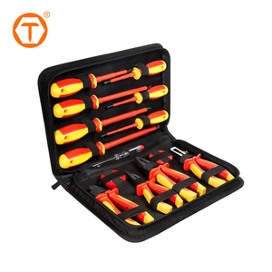 14 Piece 1000V High-Voltage Electrician <b>Tool</b> Set Screwdriver VDE Insulated Plier With P22004 P22004 - Product Image 1