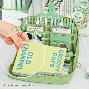 Grande capacità 12 strati di carta in PVC tela Oxford astuccio Panda Design cancelleria di alto valore elementare scuola media superiore - Product Image 3