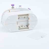 Kit de couture automatique portable pour la maison, 202 pièces, avec lumière, pour usage domestique