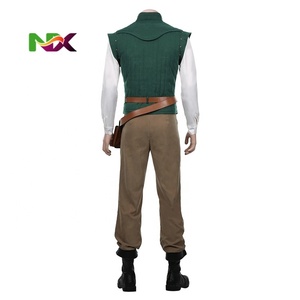 Costumes de performance pour TV et cinéma, <span class=keywords><strong>Halloween</strong></span> 2025, Rapunzel, Prince Enchanté, Lettuce, Flynn Ryder, costumes de cosplay pour hommes adultes - Product Image 3