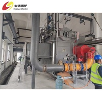Chaudière à vapeur à tubes d'eau à double tambour, alimentée au GPL, avec système de contrôle SZS 8t/h, pour l'industrie des matériaux de construction