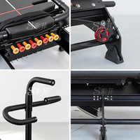 Reformer Pilates Commercial Noir Mega Xformer en Alliage d'Aluminium pour Usage Domestique