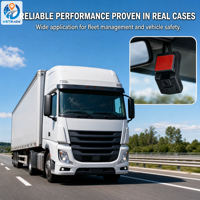 Caméra embarquée KSTRACK 4G AI avec ADAS, DMS, double caméra, GPS, gestion de flotte, enregistreur 1080P H265, étanche, GSM, pour camions, vente en gros, OEM