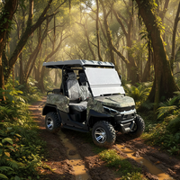 Voiturette de golf électrique individuelle en métal 2026 Rainbow personnalisable, avec moteur AC 4KW, 4 places, batterie lithium 48V, pour terrains de golf et clubs