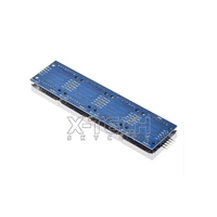 Modul Matriks Titik MAX7219, Modul Tampilan Matriks Titik 8 2*4, Modul Penggerak Kontrol Mikrokomputer Satu Chip