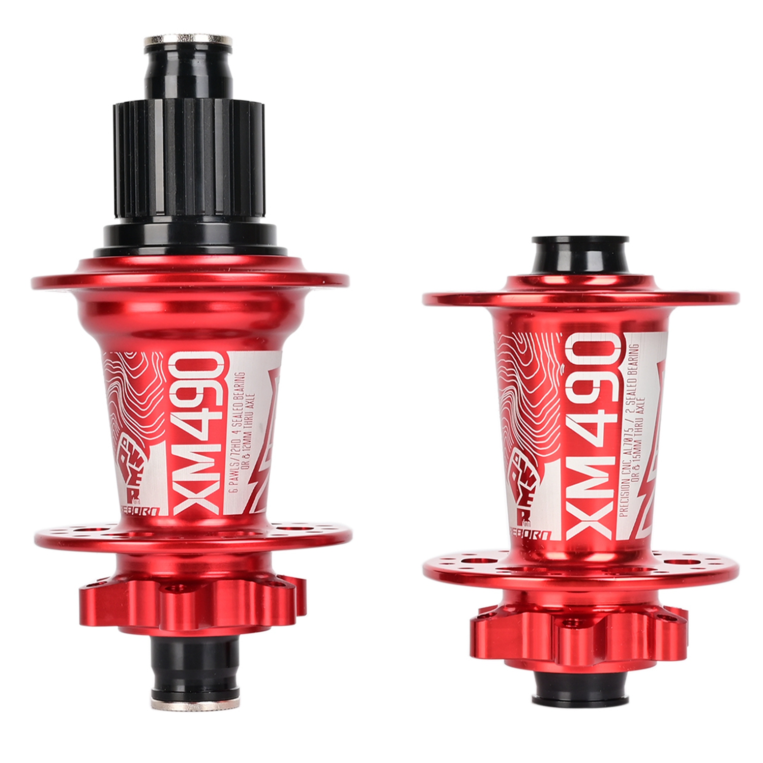 Koozer XM490 Spline Hubs - Durable & Lightweight MTB Disc Brakes