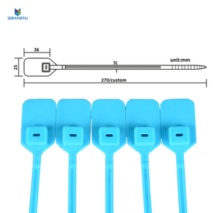 חד פעמי 5 מ "מ ממוספר לוגו מנעול אבטחה פלסטיק - Product Image 4