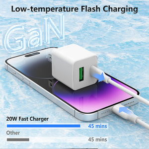 อะแดปเตอร์ชาร์จเร็ว TKT 20W PD QC4.0 แบบพกพา พอร์ต USB-A และ Type-C สำหรับชาร์จโทรศัพท์มือถือ แท็บเล็ต กล้อง หูฟัง MFI - Product Image 5