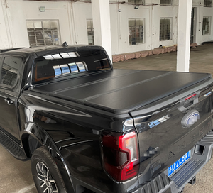 Cubierta <span class=keywords><strong>de</strong></span> Caja <span class=keywords><strong>de</strong></span> Camioneta Plegable <span class=keywords><strong>de</strong></span> Aluminio <span class=keywords><strong>de</strong></span> Tres Pliegues <span class=keywords><strong>para</strong></span> Entornos Difíciles <span class=keywords><strong>para</strong></span> Chevy Silverado y GMC Sierra 1500 (2019-2025) - Product Image 3