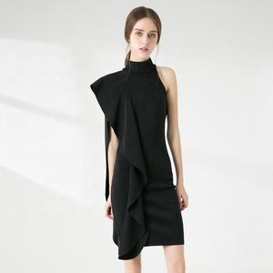 2018 verano Mujer Ruffle Sexy señora elegante <span class=keywords><strong>vestidos</strong></span> de fiesta Rosa mujer Casual ceñido <span class=keywords><strong>al</strong></span> <span class=keywords><strong>cuerpo</strong></span> vestido - Product Image 5