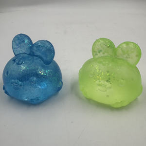 Jouet sensoriel anti-stress en EVA souple à montée lente, motif lapin scintillant, pour adultes et enfants - Product Image 4