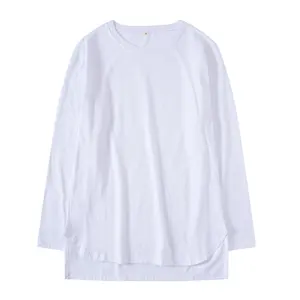Factory wholesale custom eco-friendly cotton inner long sleeve t shirt