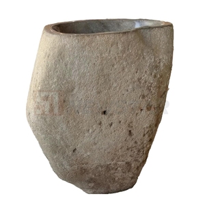 NEWSTAR Baño Pedestal Lavado a mano y lavado Hoteles River Rock Lavabo <span class=keywords><strong>de</strong></span> piedra natural Lavabo - Product Image 6