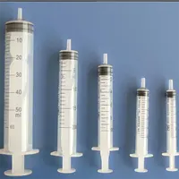 המחיר הנמוך ביותר 3 חלקי חד פעמי פלסטיק Luer נעילת 1ml מזרק לשימוש רפואי