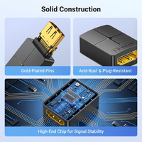 Acoplador HDMI Mindpure 4K 60Hz, Adaptador Hembra a Hembra, Extensor HDMI 2.0 para Nintendo Switch, Xbox, PS5/4, Roku TV Stick