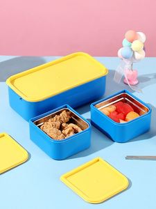 Portable Large-Capacity <b>Lunch</b> <b>Box</b> with Water Cup for Students and Office Workers Cross-Border Product Custom Logo - Product Image 3