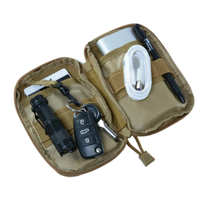 กระเป๋าอุปกรณ์ EDC แบบยุทธวิธีพร้อมระบบ MOLLE ปิดด้วยซิป สีเขียวมะกอก ไนลอน กระเป๋าใส่อุปกรณ์กลางแจ้งสำหรับทุกเพศ - Product Image 3