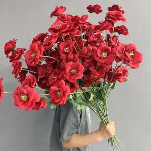 IFG Floral Shop Suministros Jardín de Monet Arreglos de seda botánicos tropicales Flores de imitación para boda - Product Image 3