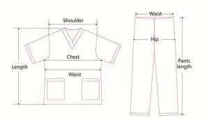 Hospital Use Nursing <b>Scrubs</b> Woven Polyester Rayon Medical <b>Scrub</b> <b>Sets</b> Nurse Uniform Medical <b>Scrub</b> <b>Sets</b> - Product Image 6