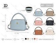 Borsa a Tracolla da Donna in Microfibra Sintetica con Chiusura a Cerniera e Cinghia Singola, Stile per Tutte le Stagioni - Product Image 1
