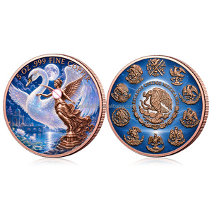 Moneda de cobre de alto relieve de 5 oz con la diosa alada Liberty, 999, con motivos de medusas, aves y mitología, monedas coleccionables, regalo de recuerdo - Product Image 1