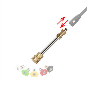 Barra di prolunga per <span class=keywords><strong>idropulitrice</strong></span> ad alta pressione a 1/4 connettore rapido per adattatore per <span class=keywords><strong>accessori</strong></span> per la pulizia kancher <span class=keywords><strong>lavor</strong></span> nilfisk - Product Image 6