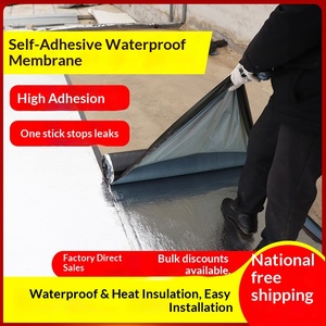 Membrana Impermeable <span class=keywords><strong>Autoadhesiva</strong></span>, <span class=keywords><strong>Tela</strong></span> de Fieltro Resistente al Aceite, Material de Reparación de Goteras en Techos, Tejas Asfálticas SBS, Aislamiento, Acero Coloreado - Product Image 2