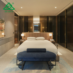Ensemble de chambre d'hôtel complet, design français, bois massif, écologique, garantie 5 ans, personnalisation professionnelle - Product Image 1