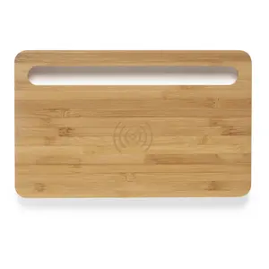 Caricatore Wireless Organizzatore in Bambù Gadget Ecologici - Product Image 2