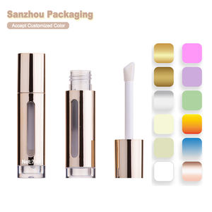 Flacon vide de 7 ml pour fond de teint avec fenêtre et grand applicateur, emballage pour <span class=keywords><strong>blush</strong></span> liquide et gloss à lèvres - Product Image 1