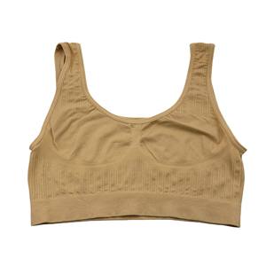 패션 아름다운 크로스 백 요가 브래지어 실행 스포츠 속옷 요가 의류 여성을위한 극단적 인 알몸 느낌 사용자 정의 직물 - Product Image 6