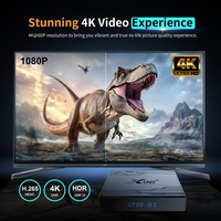 Venta al por Mayor de Fábrica X96 NEX Android 14 TV Box Amlogic S905Y5 Quad Core 4GB 32GB WiFi 6 4K HDR10 Plus Reproductor Multimedia con Decodificación AV1