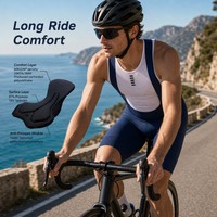 Nouveaux Cuissardes de Cyclisme Homme Transfrontalières d'Été Respirantes Anti-Transpiration Séchage Rapide Résistantes à l'Abrasion Unies 100% Nylon