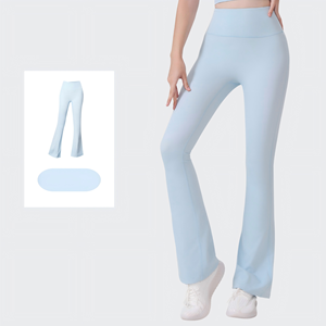 USA Oversea Fashionable Elastic Women Yoga <b>Flare</b> <b>Leggings</b> <b>Flare</b> Pants for Gym Workout Casual Daily and Sports - Product Image 5