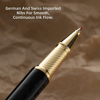 Stylo Gel et Bille Promotionnel Huashi Metal Ice Flower avec Impression de Logo pour Cadeau Publicitaire d'Entreprise