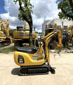 Excavadora Komatsu PC01 Original, Fabricada en Japón, Miniexcavadora de Segunda Mano, Máquina Usada con Accesorio de Pulgar, Acoplador Rápido, Martillo Rompedor - Product Image 6